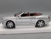 Modellautos 1:18 Minichamps Bentley Continental GTC 2006 Silver mit OVP