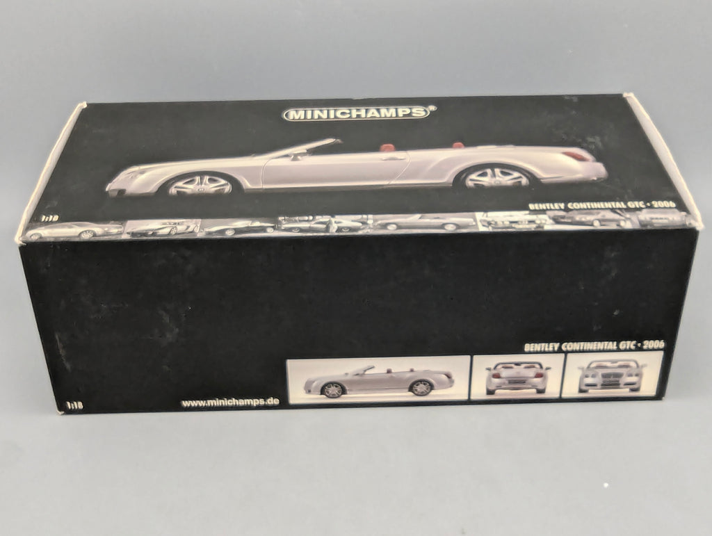 Model Cars 1:43 Minichamps Mercedes Benz SL65 AMG Black Series Silver with original packaging