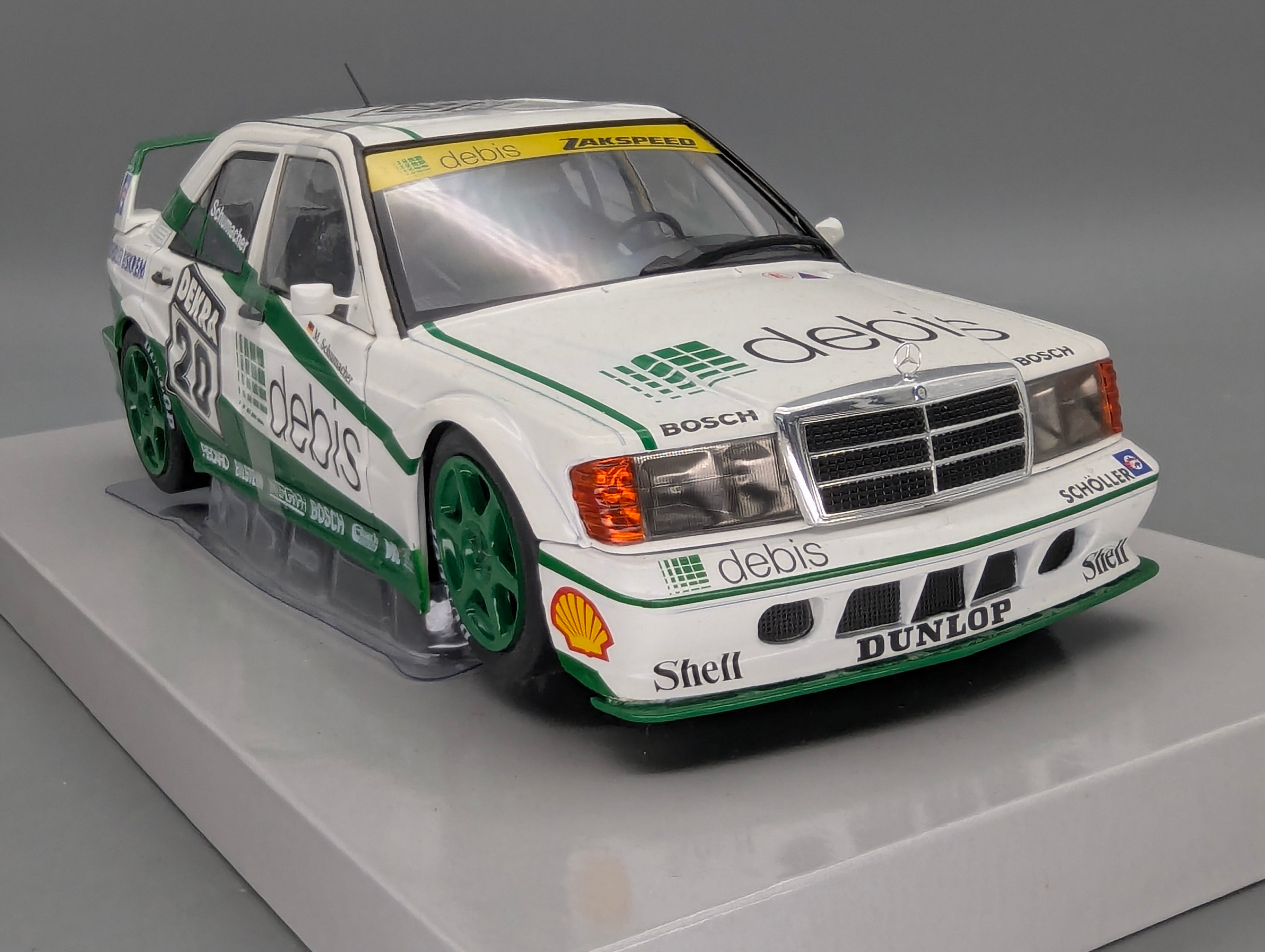 Model Cars 1:43 Minichamps Mercedes Benz SL65 AMG Black Series Silver with original packaging