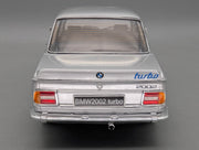 Modellautos 1:18 Kyosho 08544S BMW 2002 Turbo Silber mit OVP