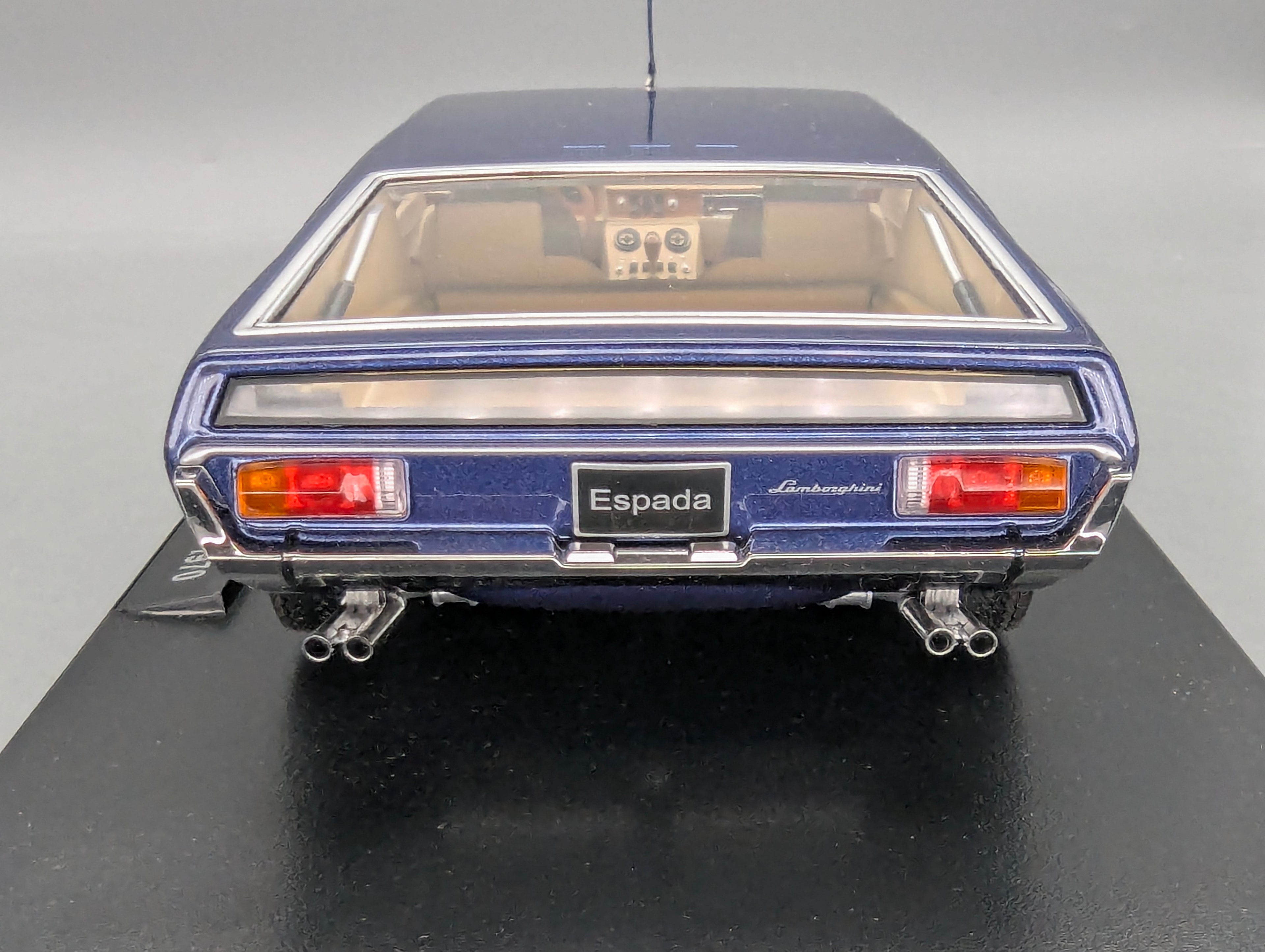 Modellautos 1:18 KK-Scale Lamborghini Espada S2 1970 Blau mit OVP