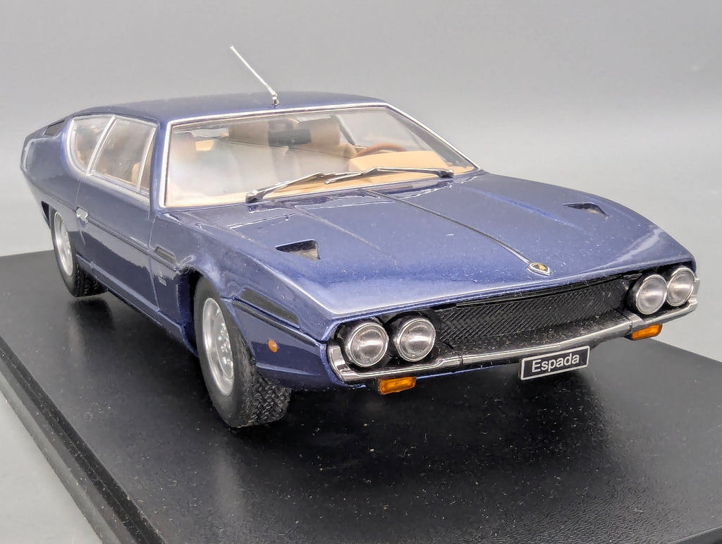 Modellautos 1:18 KK-Scale Lamborghini Espada S2 1970 Blau mit OVP