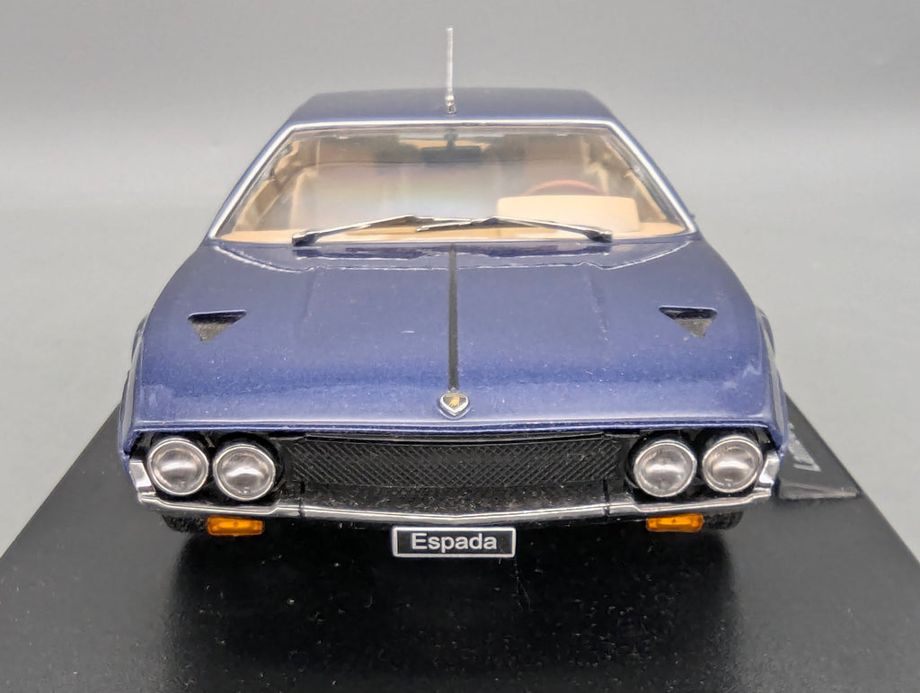 Modellautos 1:18 KK-Scale Lamborghini Espada S2 1970 Blau mit OVP