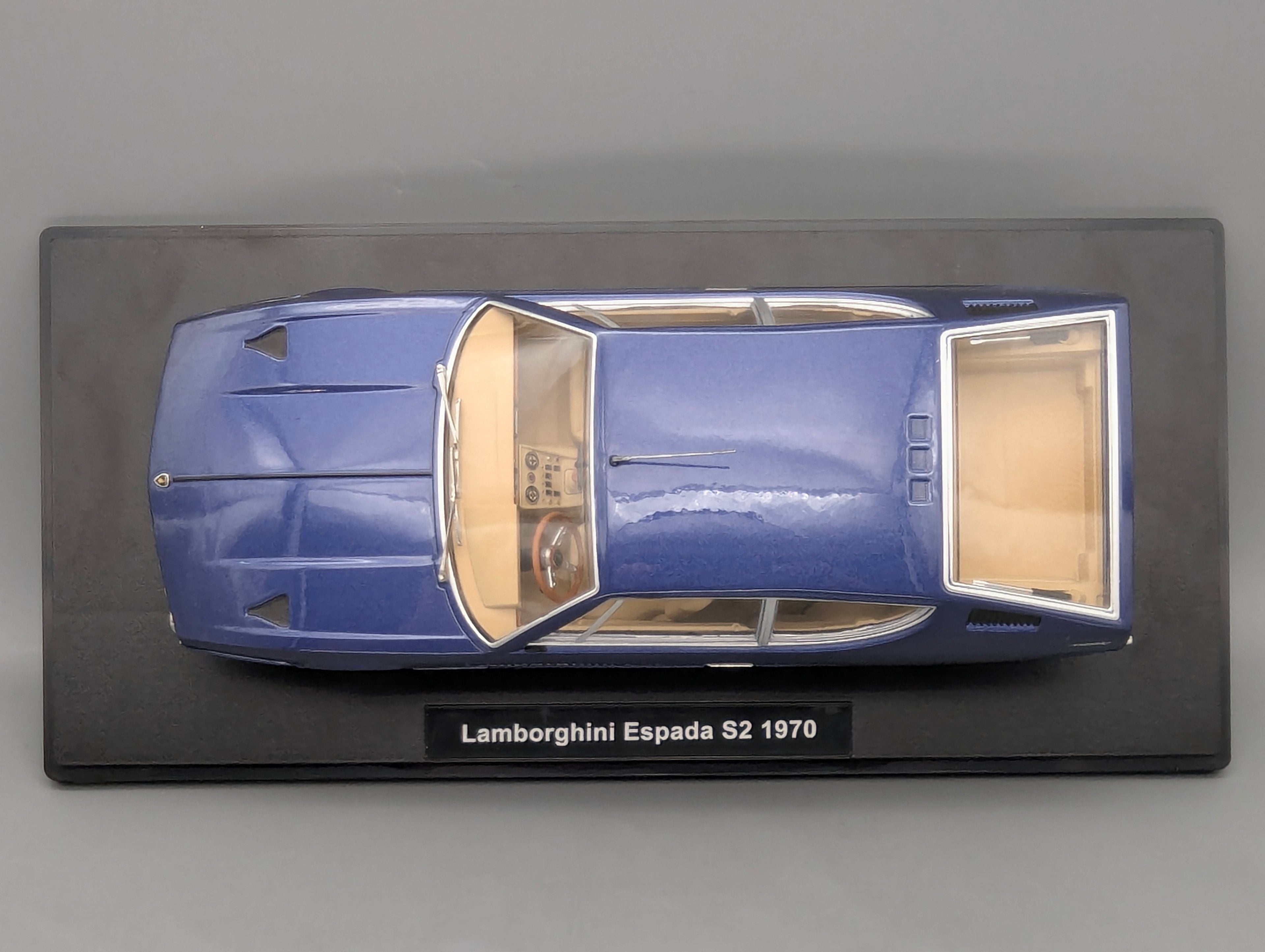 Modellautos 1:18 KK-Scale Lamborghini Espada S2 1970 Blau mit OVP