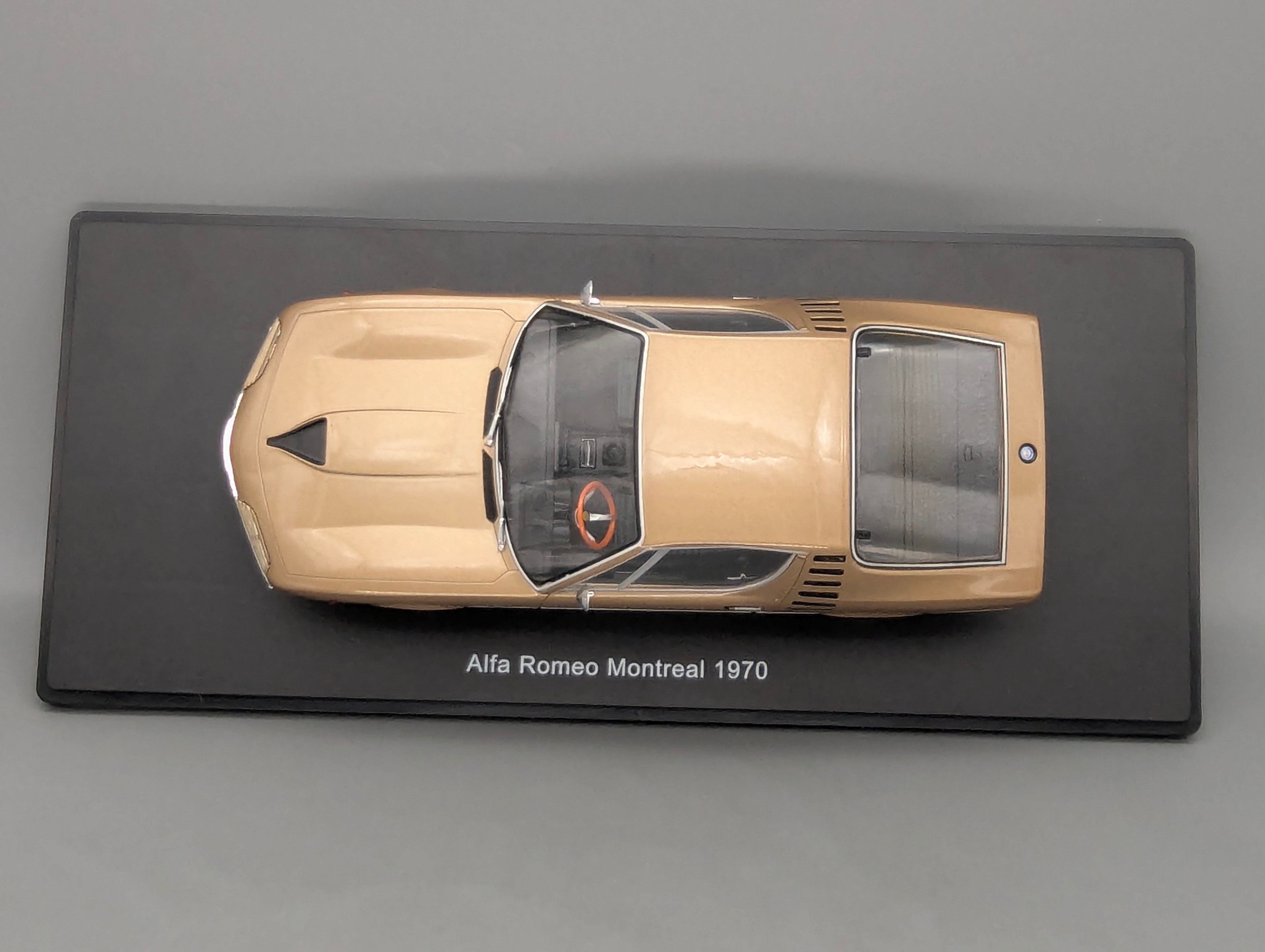 Modellautos 1:18 KK-Scale Alfa Romeo Montreal 1970 Gold Metallic mit OVP