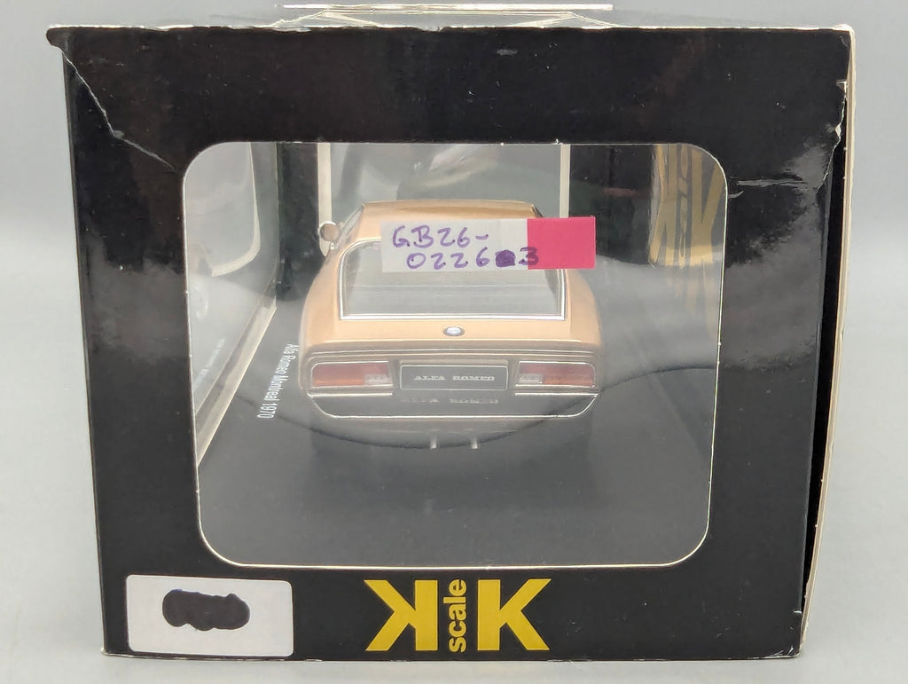 Modellautos 1:18 KK-Scale Alfa Romeo Montreal 1970 Gold Metallic mit OVP