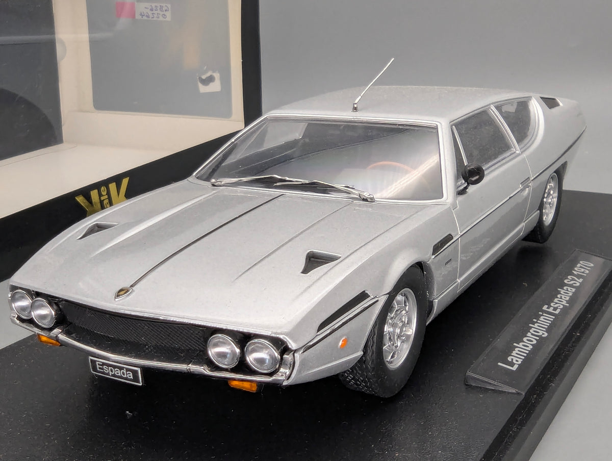 Modellautos 1:18 KK-Scale Lamborghini Espada S2 1970 Silber mit OVP