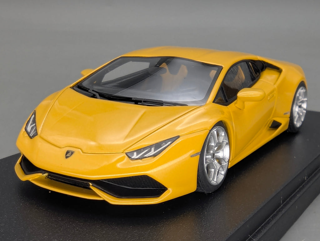 Modellautos 1:43 Looksmart Lamborghini Huracan LP610-4 Met. Gelb Giallo Midas mit OVP