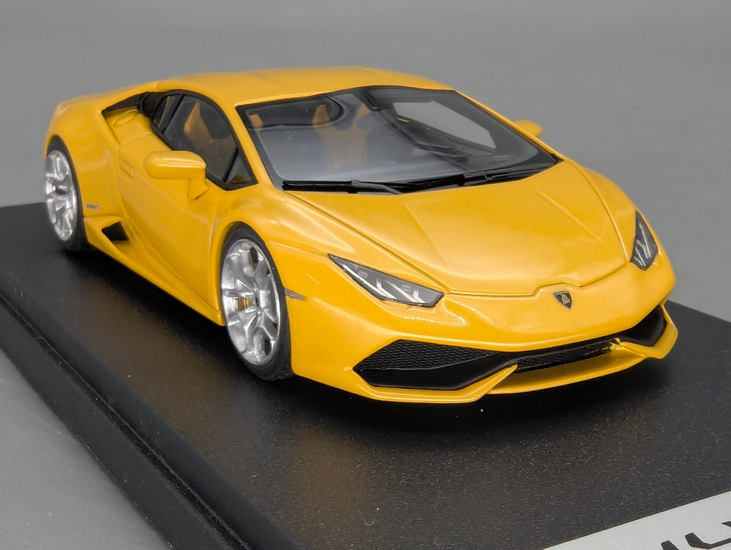 Modellautos 1:43 Looksmart Lamborghini Huracan LP610-4 Met. Gelb Giallo Midas mit OVP