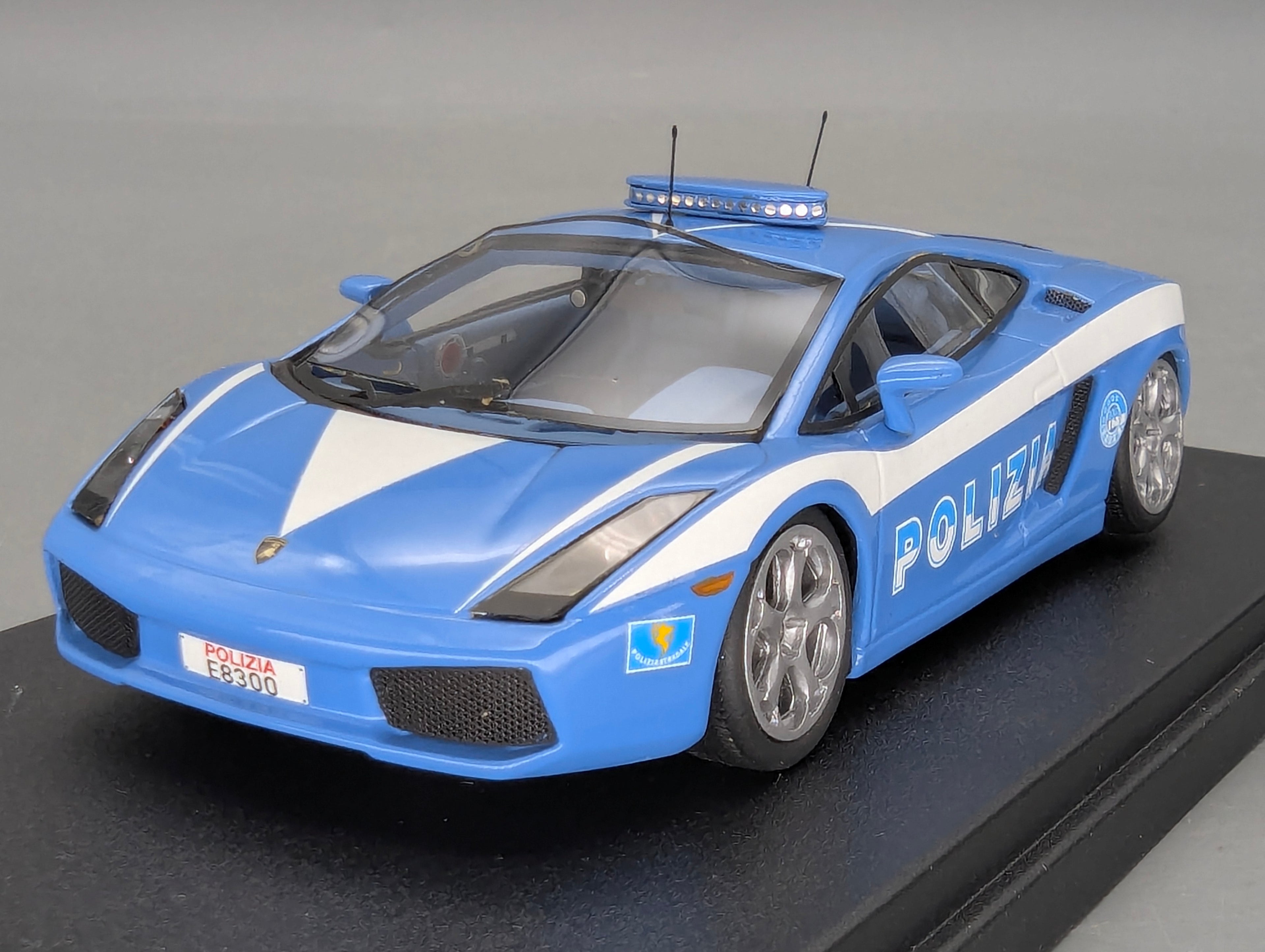 Modellautos 1:43 Looksmart Museum Mobile Lamborghini Gallardo Polizia Ltd 200 pcs OVP