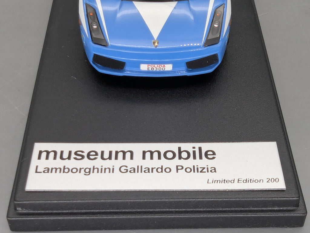Modellautos 1:43 Looksmart Museum Mobile Lamborghini Gallardo Polizia Ltd 200 pcs OVP