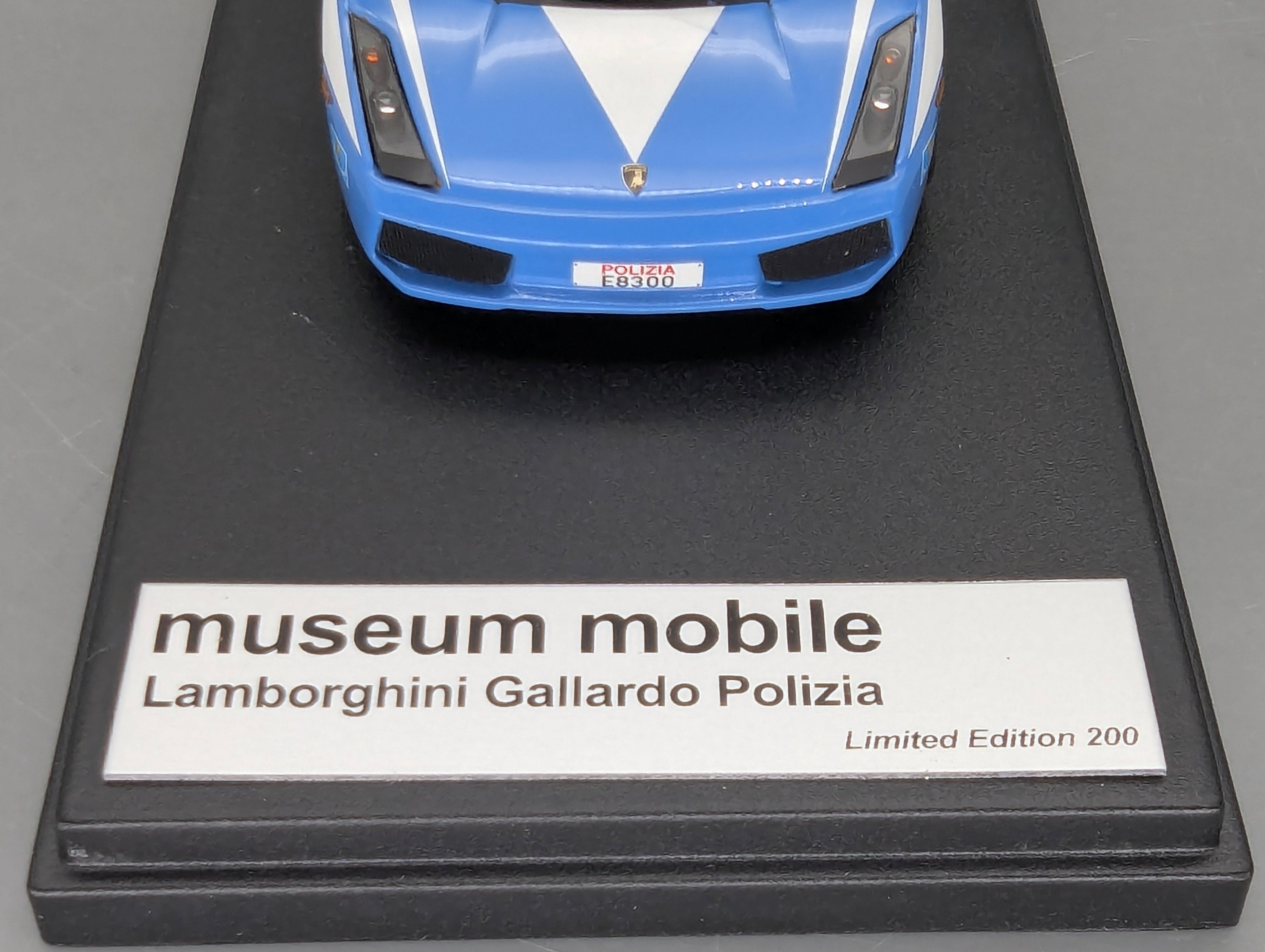 Modellautos 1:43 Looksmart Museum Mobile Lamborghini Gallardo Polizia Ltd 200 pcs OVP