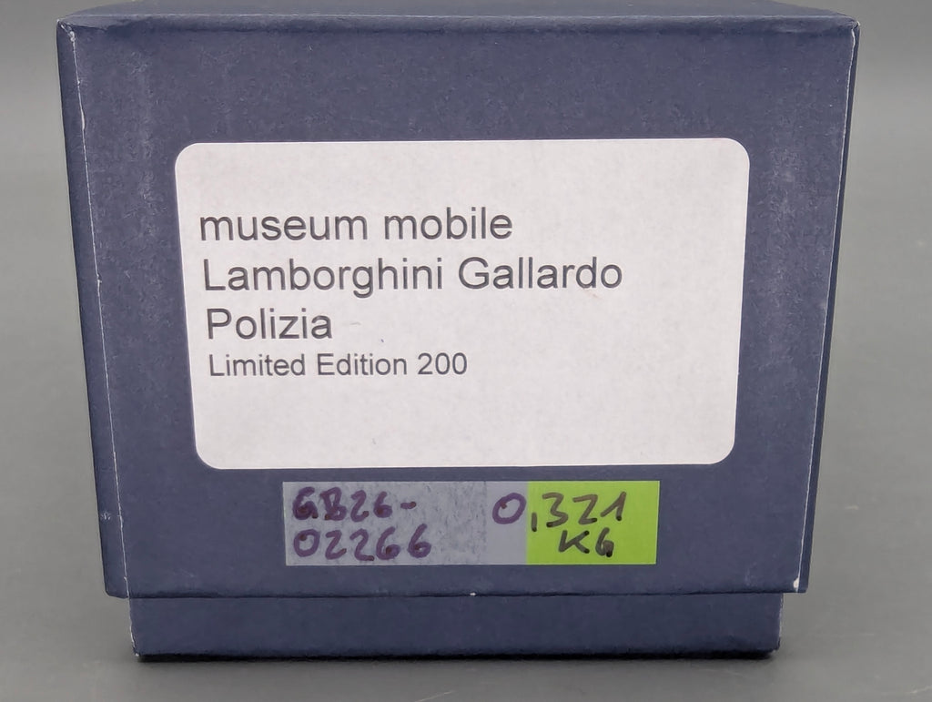 Modellautos 1:43 Looksmart Museum Mobile Lamborghini Gallardo Polizia Ltd 200 pcs OVP