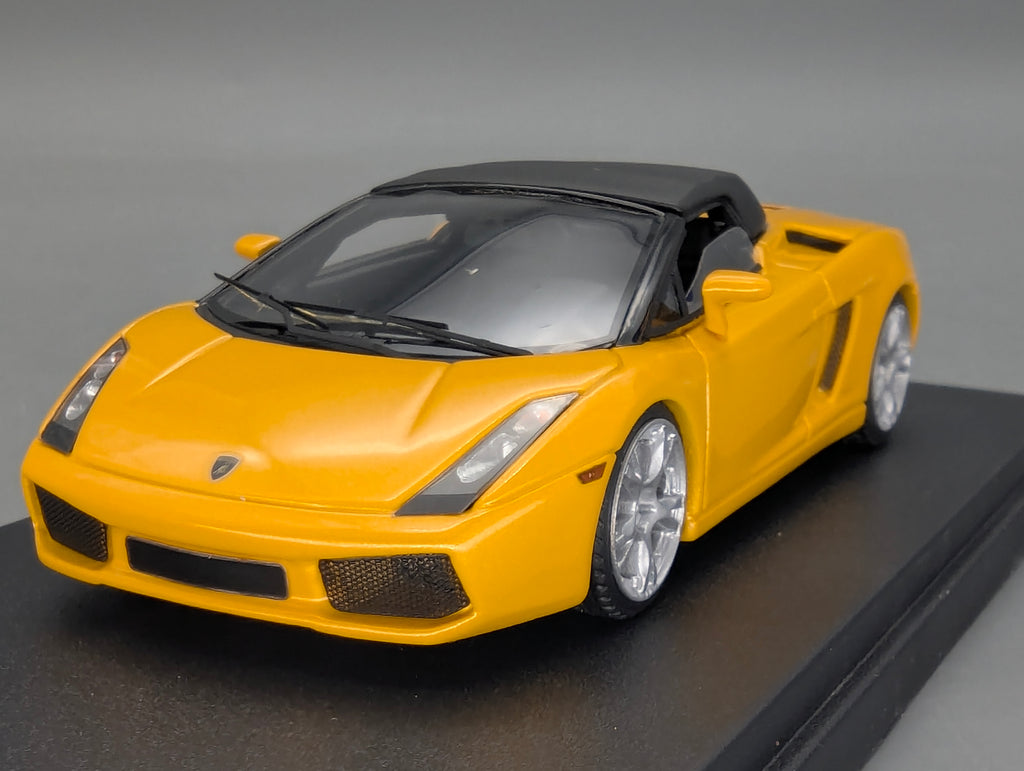Modellautos 1:43 Looksmart Lamborghini Gallardo Spider Soft Top Metallic Yellow mit OVP
