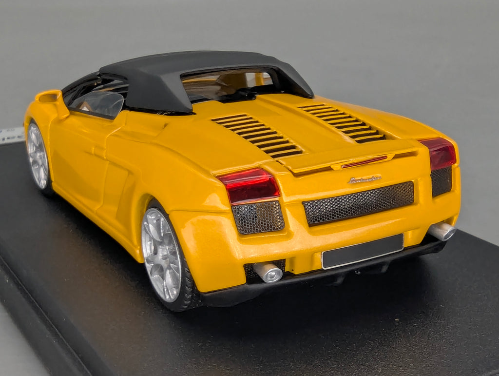 Modellautos 1:43 Looksmart Lamborghini Gallardo Spider Soft Top Metallic Yellow mit OVP