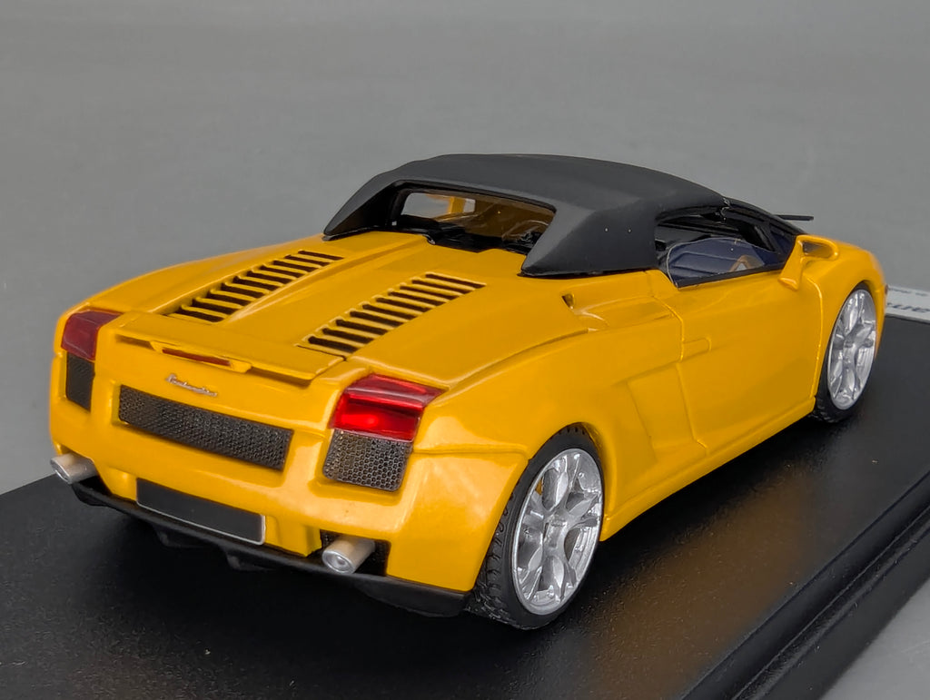 Modellautos 1:43 Looksmart Lamborghini Gallardo Spider Soft Top Metallic Yellow mit OVP