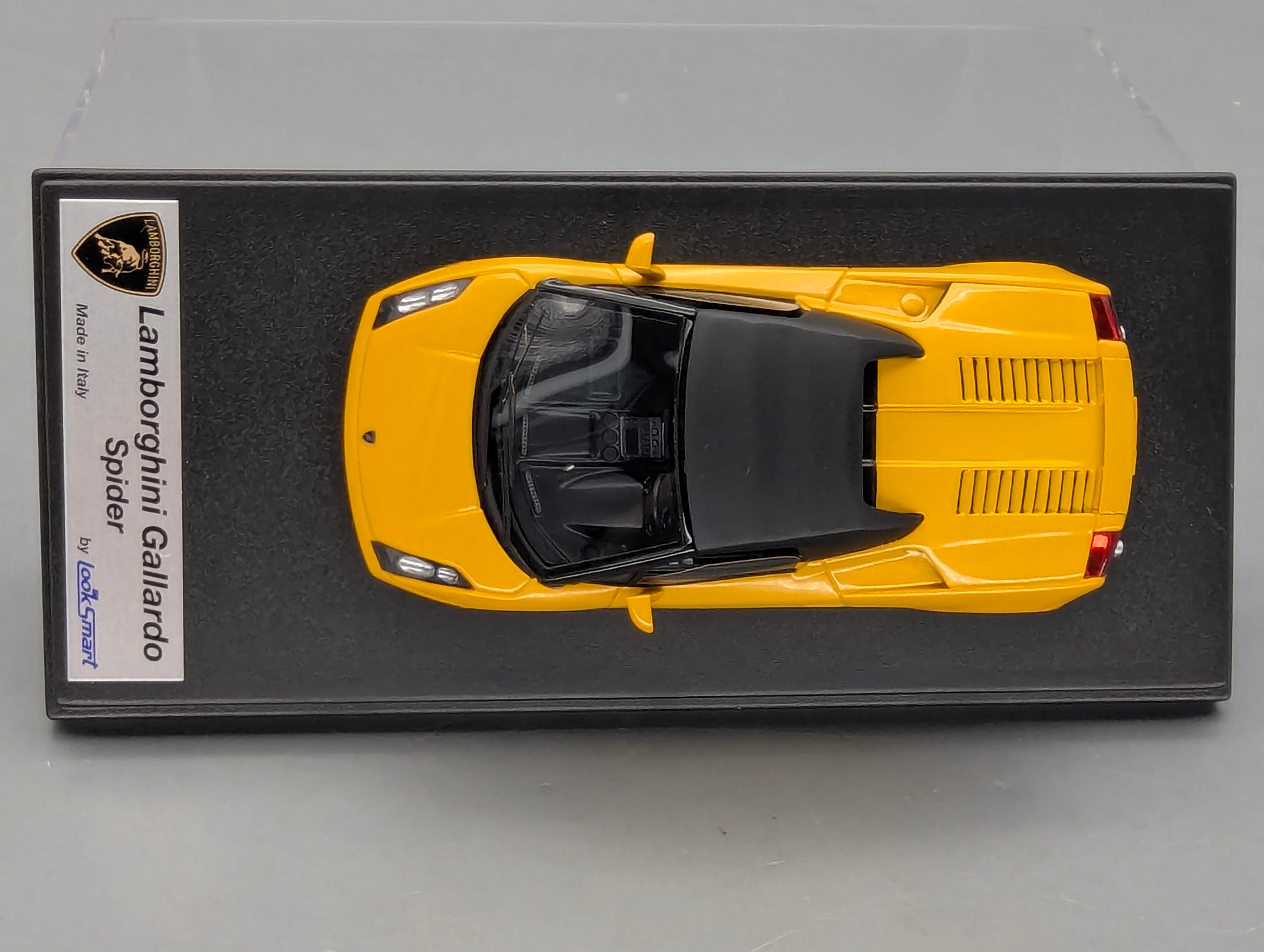 Modellautos 1:43 Looksmart Lamborghini Gallardo Spider Soft Top Metallic Yellow mit OVP