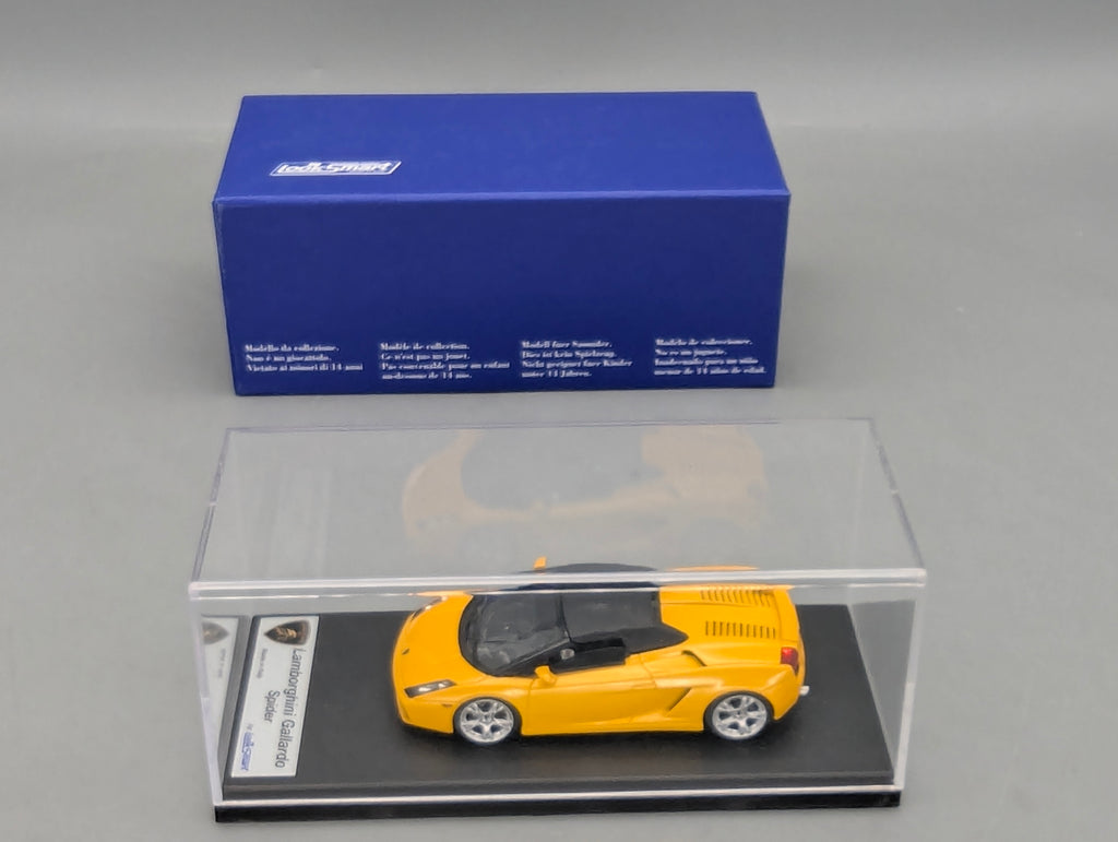 Modellautos 1:43 Looksmart Lamborghini Gallardo Spider Soft Top Metallic Yellow mit OVP