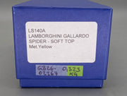 Modellautos 1:43 Looksmart Lamborghini Gallardo Spider Soft Top Metallic Yellow mit OVP