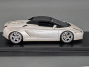 Modellautos 1:43 Looksmart Lamborghini Gallardo Spider Soft Top Pearl White mit OVP