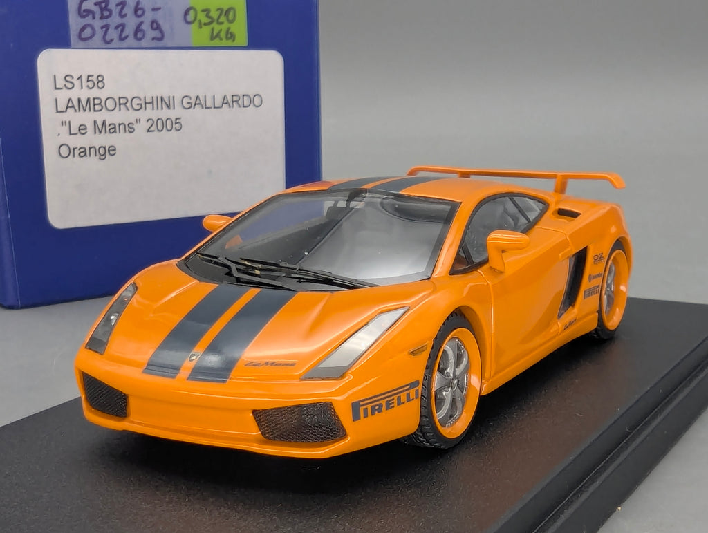 Modellautos 1:43 Looksmart Lamborghini Gallardo Le Mans 2005 Orange mit OVP