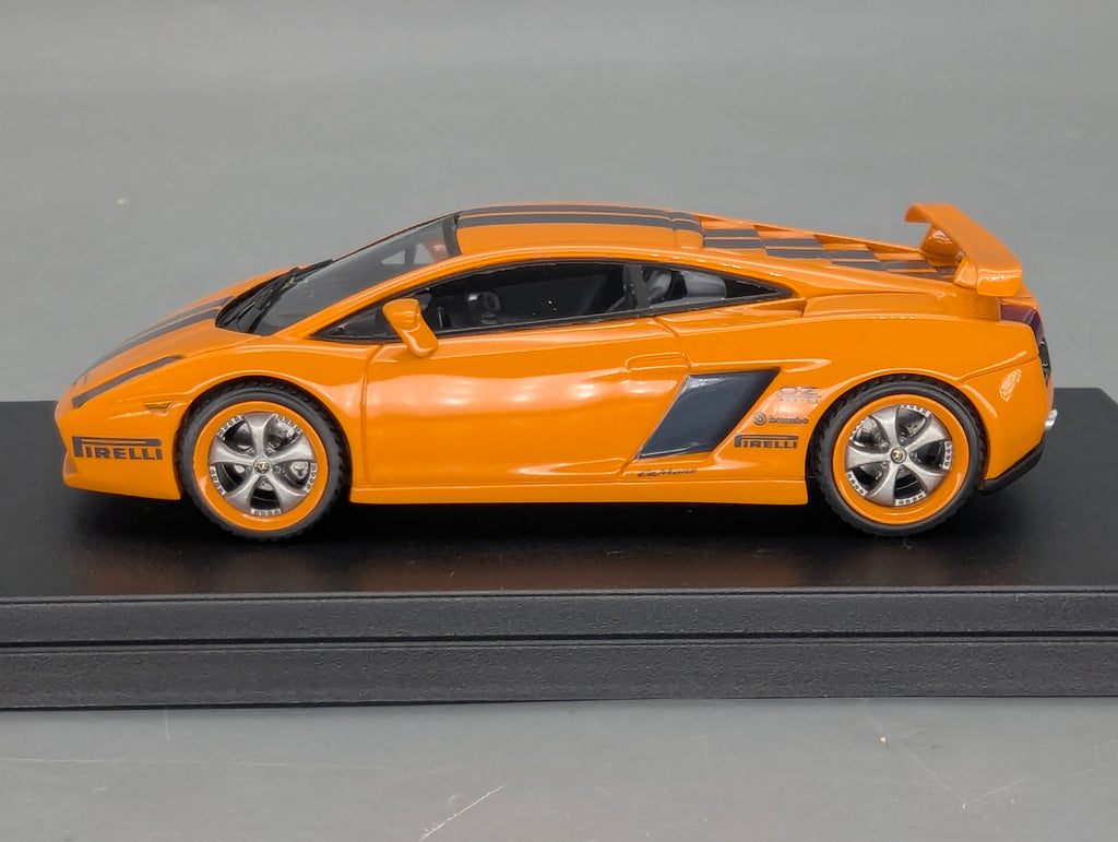 Modellautos 1:43 Looksmart Lamborghini Gallardo Le Mans 2005 Orange mit OVP