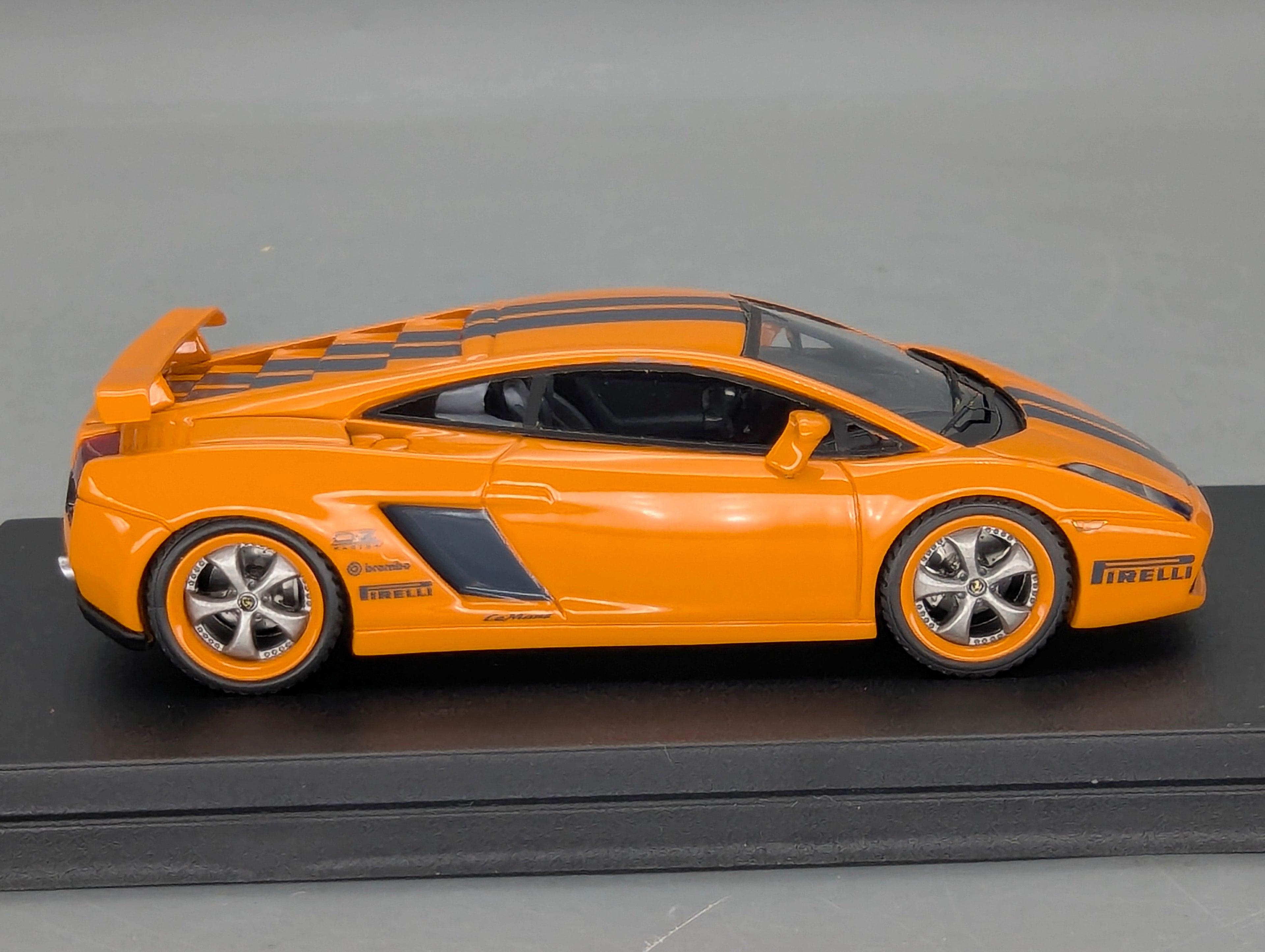 Modellautos 1:43 Looksmart Lamborghini Gallardo Le Mans 2005 Orange mit OVP