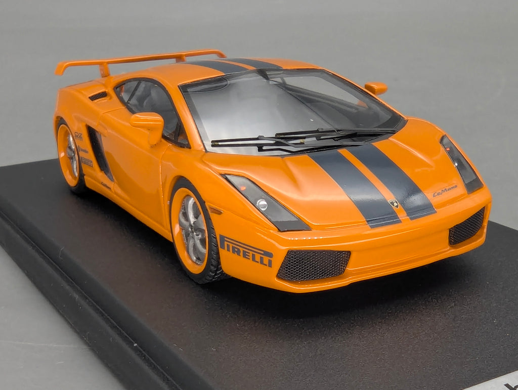 Modellautos 1:43 Looksmart Lamborghini Gallardo Le Mans 2005 Orange mit OVP