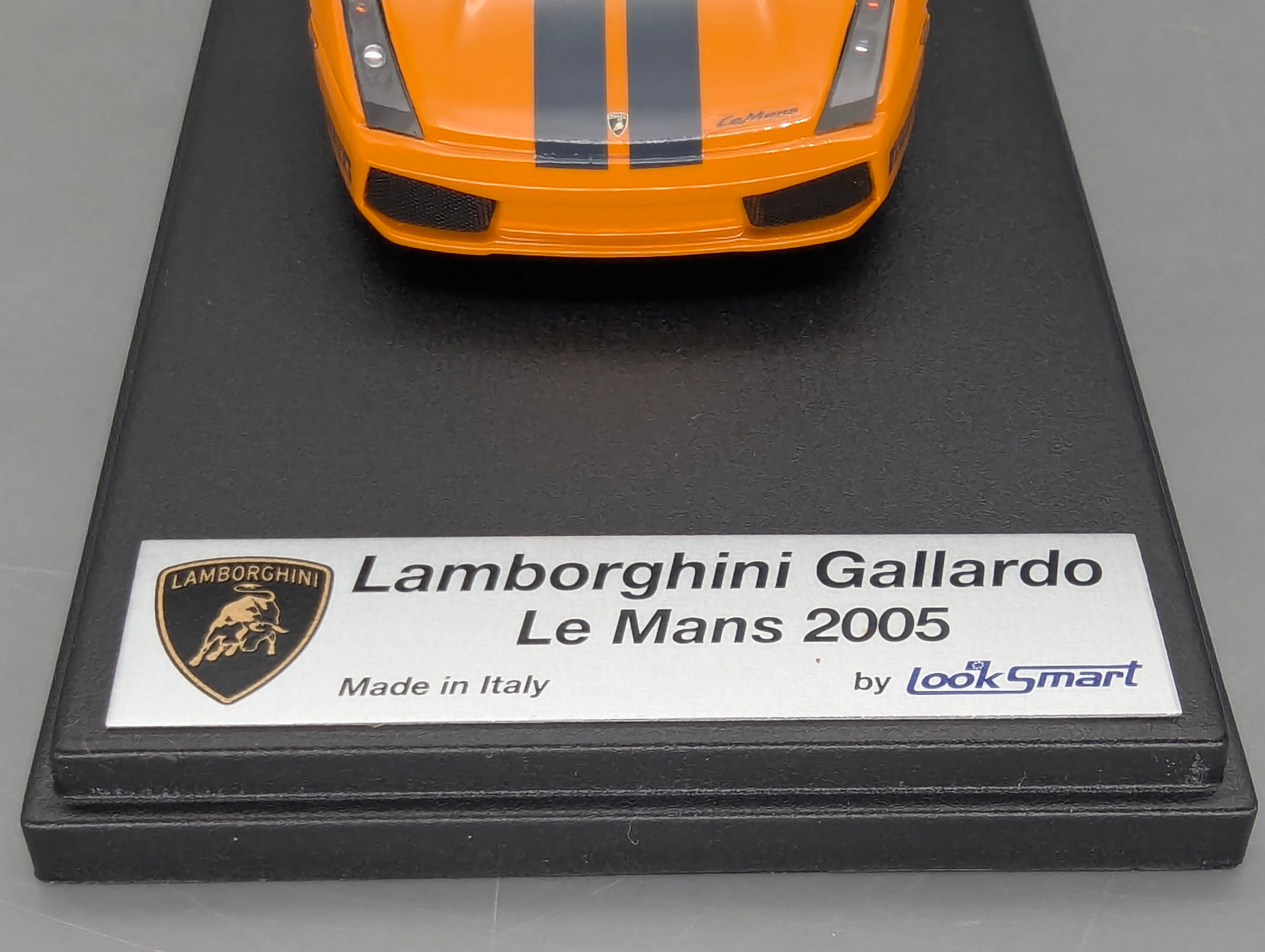 Modellautos 1:43 Looksmart Lamborghini Gallardo Le Mans 2005 Orange mit OVP