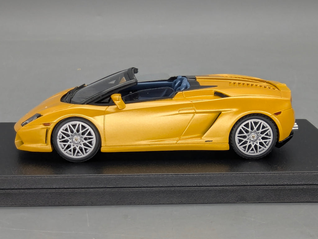 Modellautos 1:43 Looksmart Lamborghini Gallardo LP560-4 Spider 2009 Midas Yellow OVP