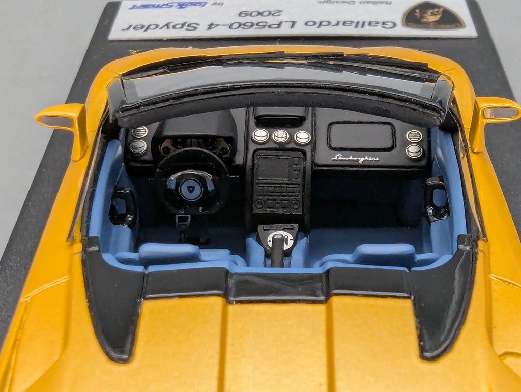 Modellautos 1:43 Looksmart Lamborghini Gallardo LP560-4 Spider 2009 Midas Yellow OVP
