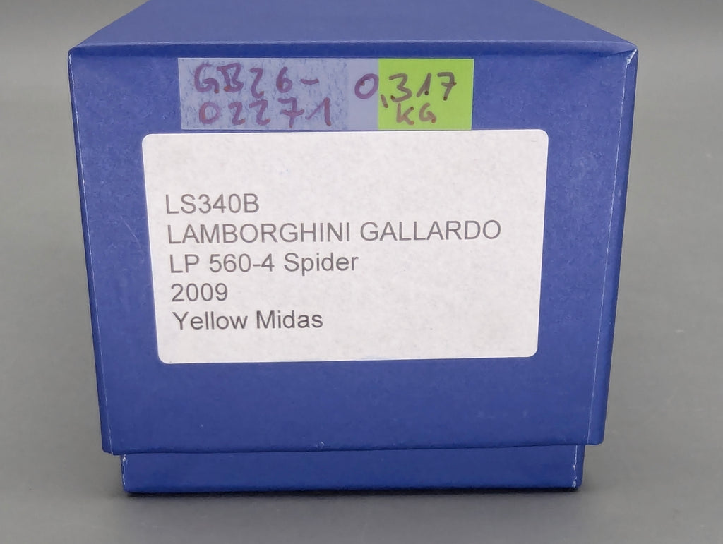 Modellautos 1:43 Looksmart Lamborghini Gallardo LP560-4 Spider 2009 Midas Yellow OVP