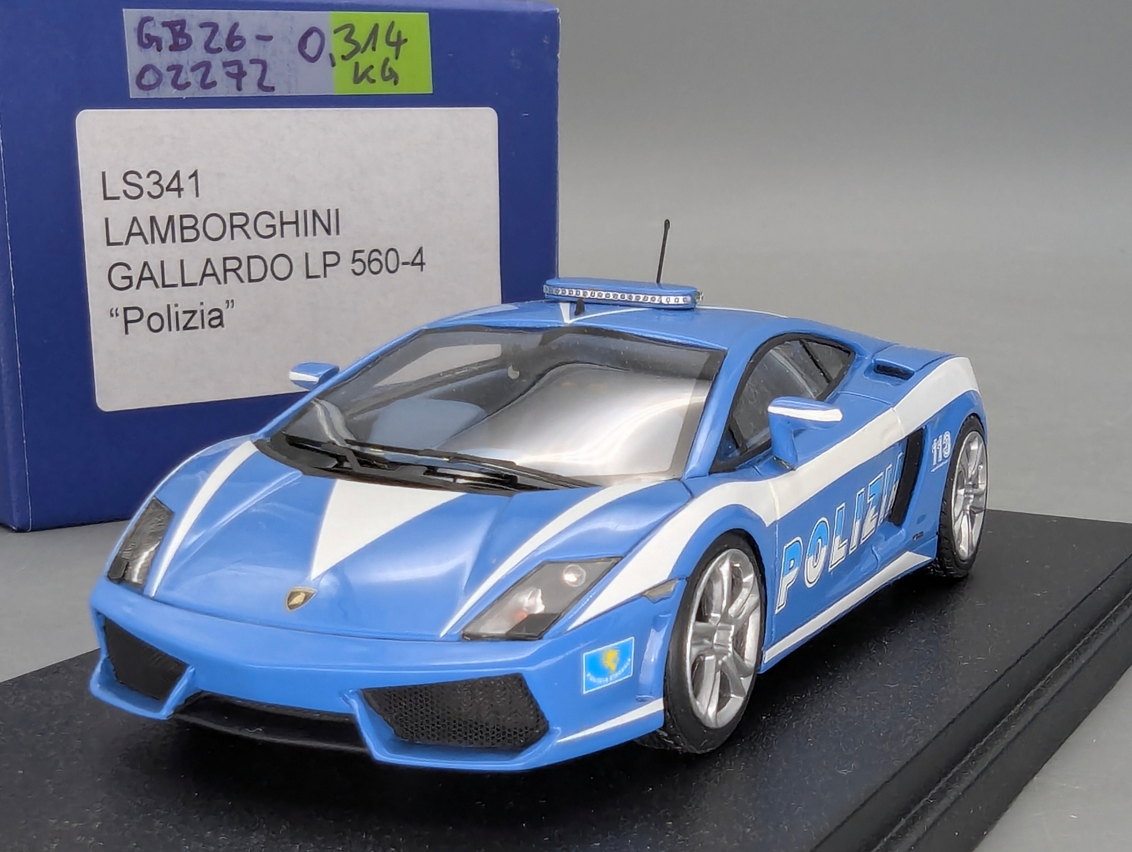 Modellautos 1:43 Looksmart Lamborghini Gallardo LP560-4 Polizia OVP