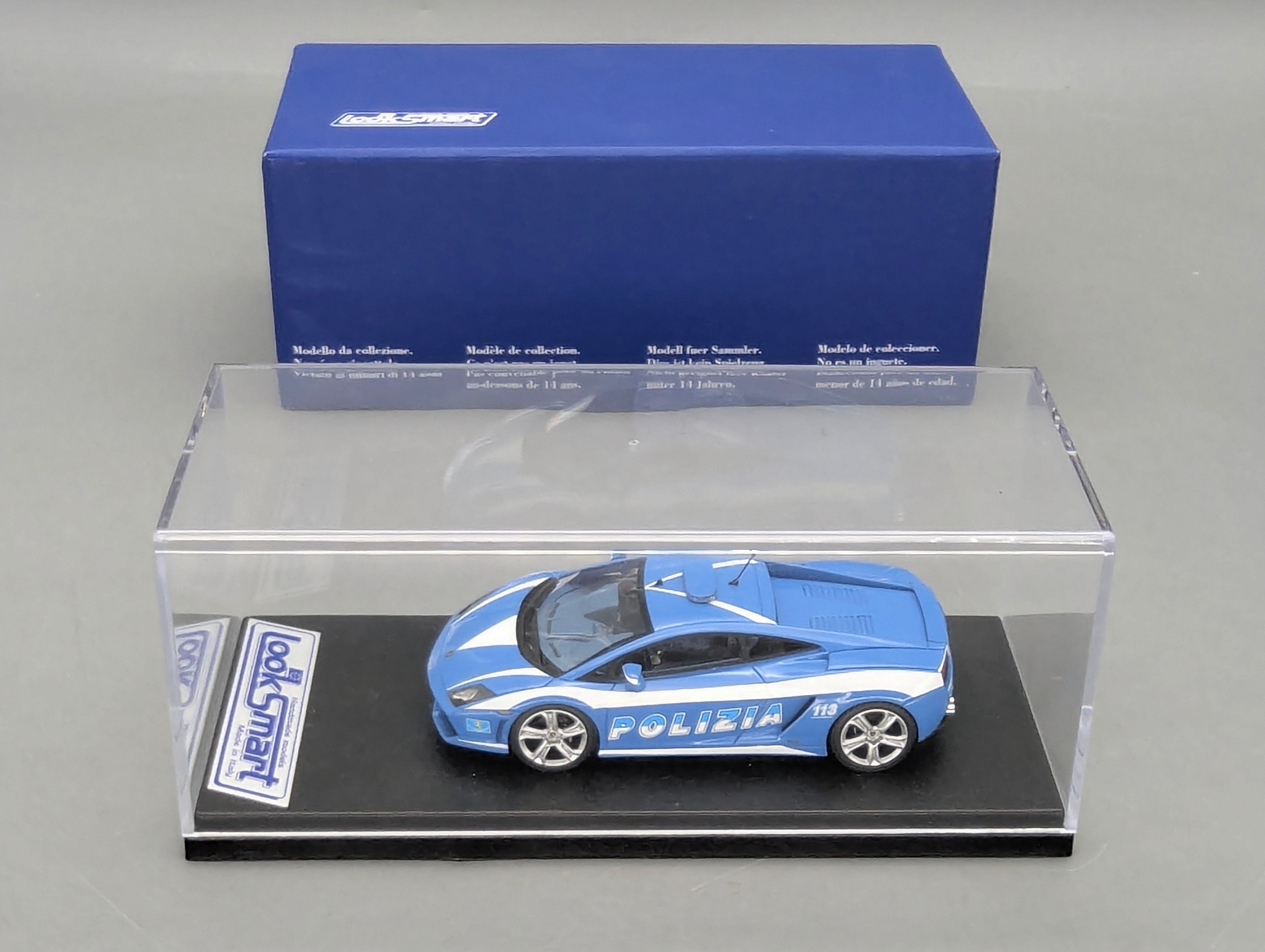 Modellautos 1:43 Looksmart Lamborghini Gallardo LP560-4 Polizia OVP