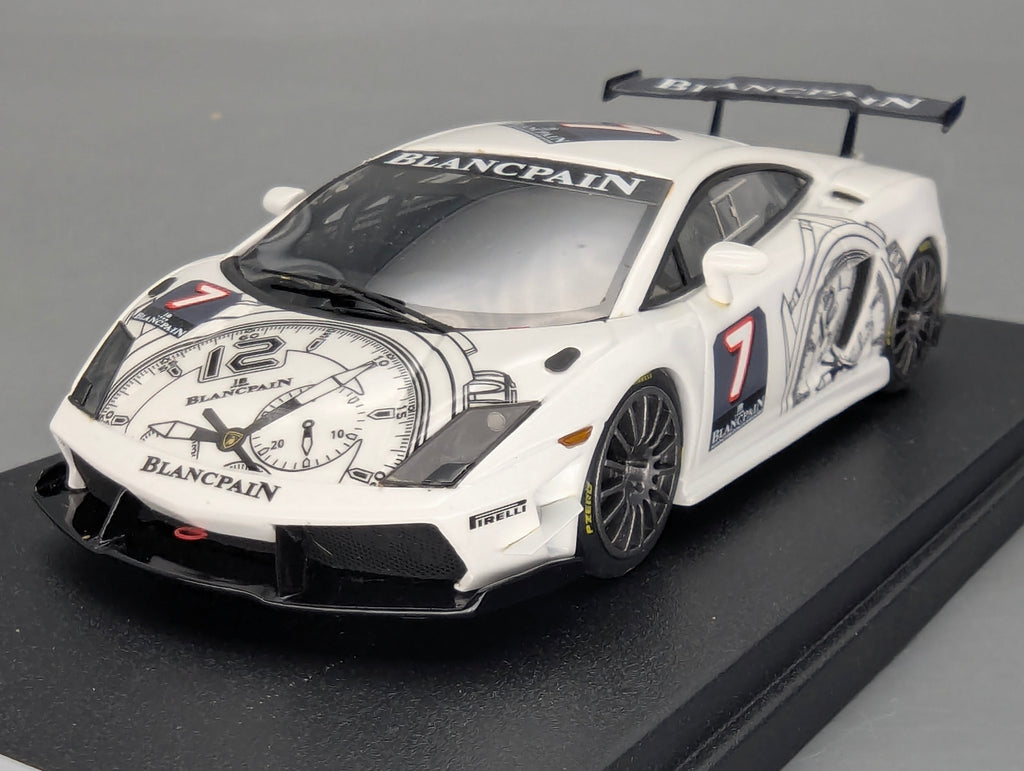 Modellautos 1:43 Looksmart Lamborghini Gallardo Super Trofeo 2009 Black Watch #7 OVP