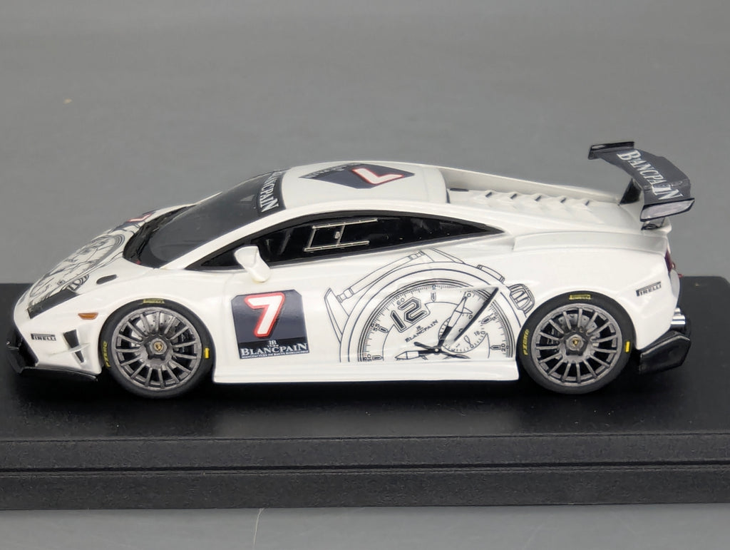 Modellautos 1:43 Looksmart Lamborghini Gallardo Super Trofeo 2009 Black Watch #7 OVP