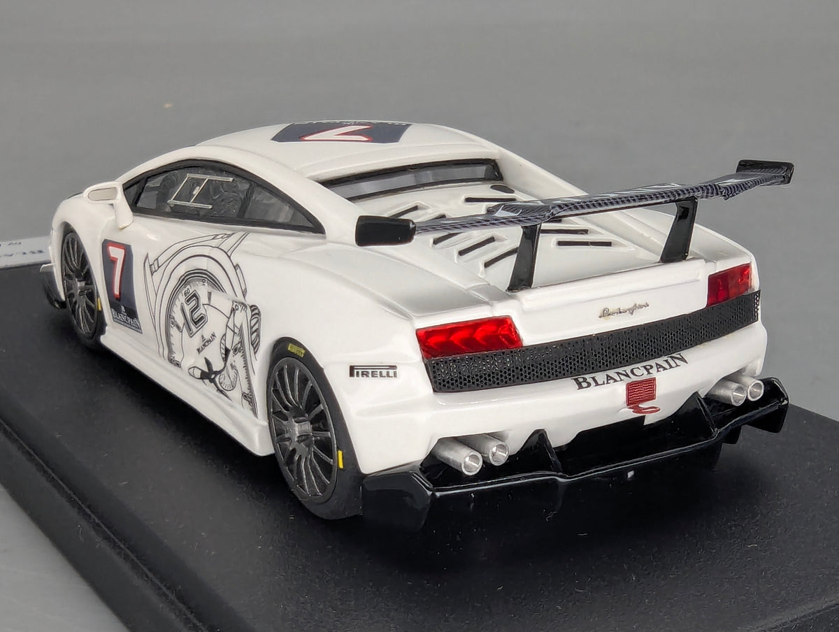 Modellautos 1:43 Looksmart Lamborghini Gallardo Super Trofeo 2009 Black Watch #7 OVP