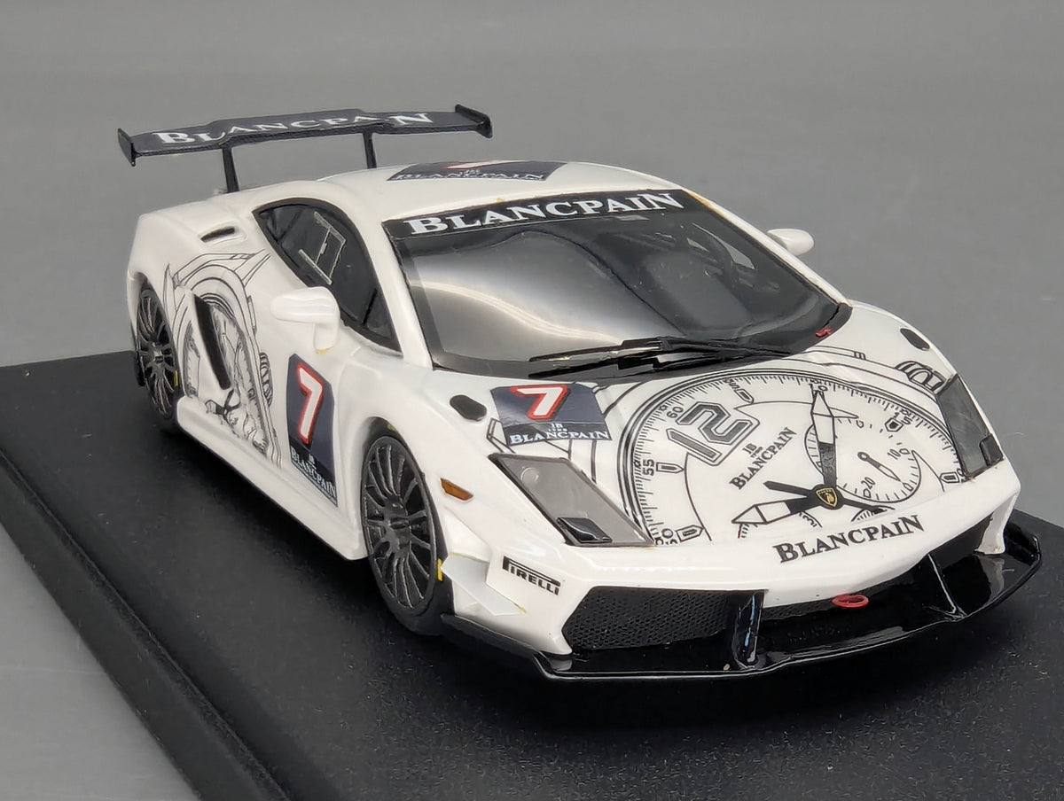 Modellautos 1:43 Looksmart Lamborghini Gallardo Super Trofeo 2009 Black Watch #7 OVP