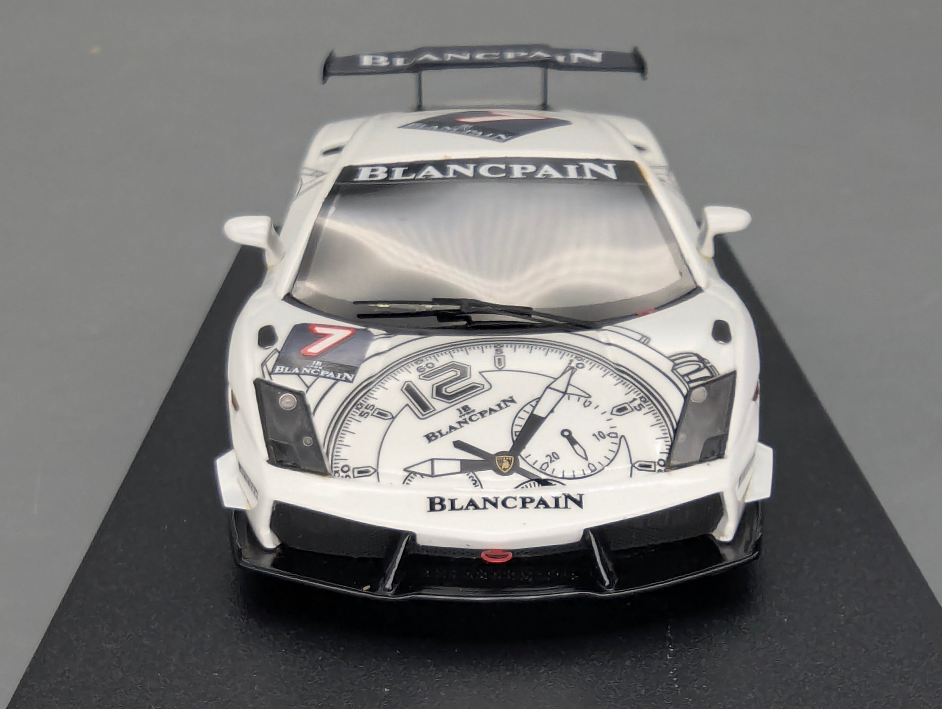 Modellautos 1:43 Looksmart Lamborghini Gallardo Super Trofeo 2009 Black Watch #7 OVP