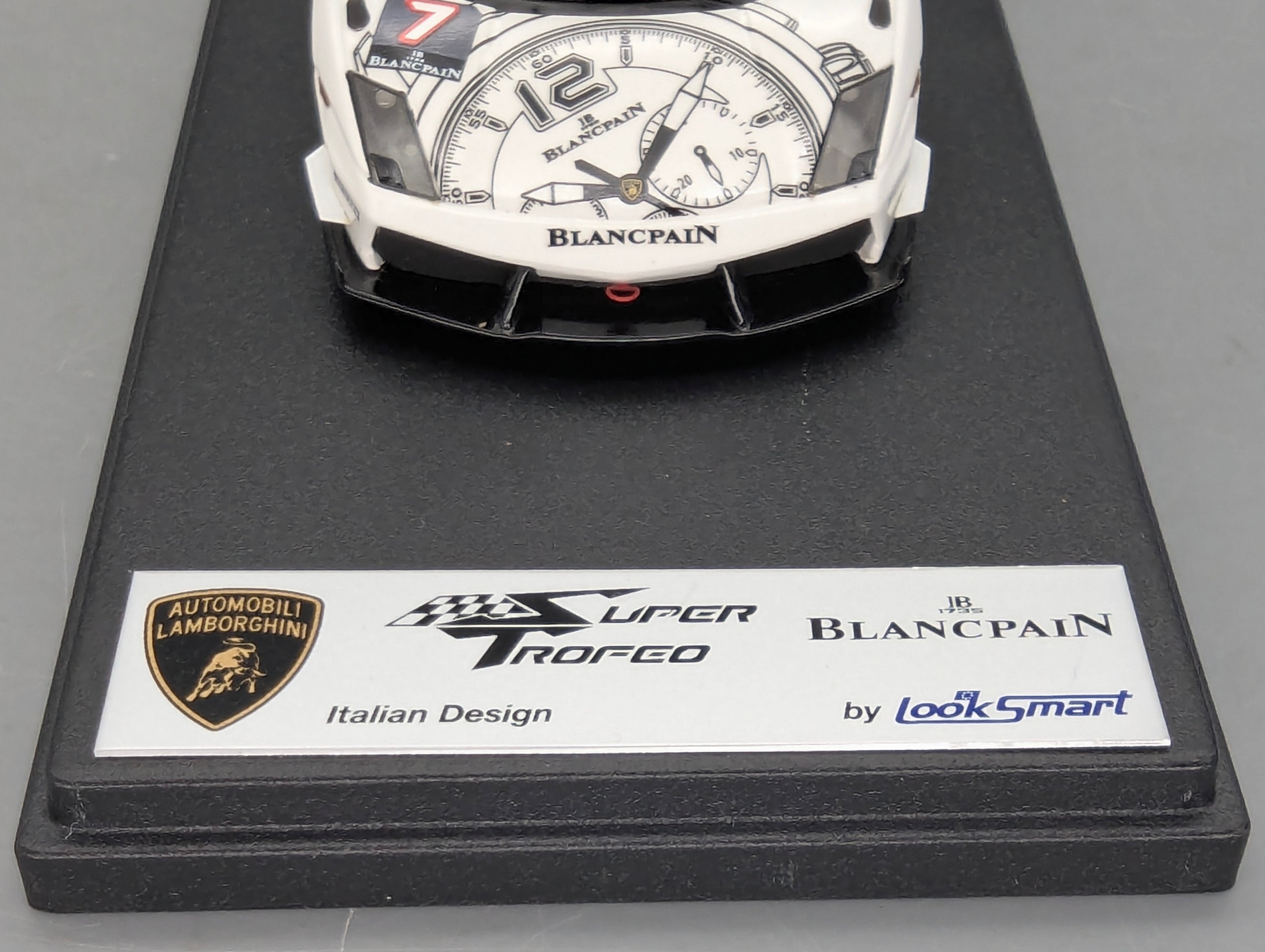 Modellautos 1:43 Looksmart Lamborghini Gallardo Super Trofeo 2009 Black Watch #7 OVP