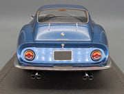 Modellautos 1:18 BBR RGM Ferrari 275 GTB Metallic Blue 1966 Ltd 01/10 mit Lederplatte Vitrine OVP