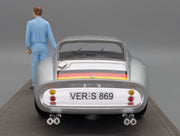 Modellautos 1:18 BBR Ferrari 250 GTO S/N 4115GT mit Figur Hermann Cordes  Ltd 01/49 OVP