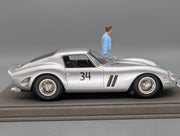 Modellautos 1:18 BBR Ferrari 250 GTO S/N 4115GT mit Figur Hermann Cordes  Ltd 01/49 OVP