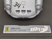 Modellautos 1:18 BBR Ferrari 250 GTO S/N 4115GT mit Figur Hermann Cordes  Ltd 01/49 OVP