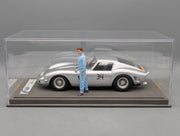 Modellautos 1:18 BBR Ferrari 250 GTO S/N 4115GT mit Figur Hermann Cordes  Ltd 01/49 OVP