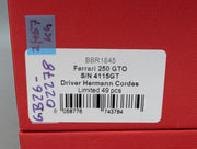 Modellautos 1:18 BBR Ferrari 250 GTO S/N 4115GT mit Figur Hermann Cordes  Ltd 01/49 OVP