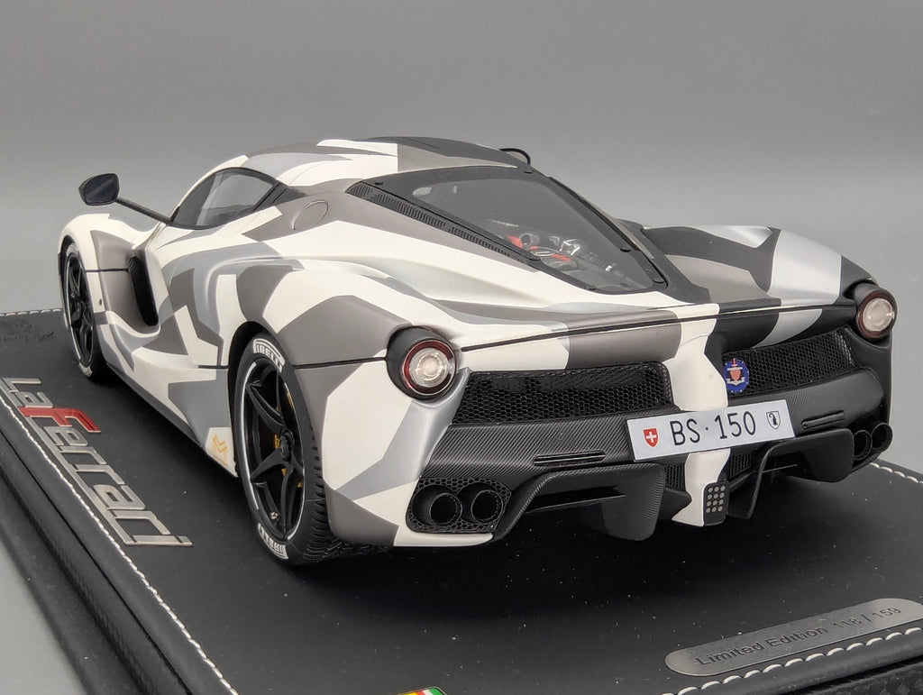 Modellautos 1:18 BBR Ferrari LaFerrari Caouflage Ltd 118/159 mit OVP