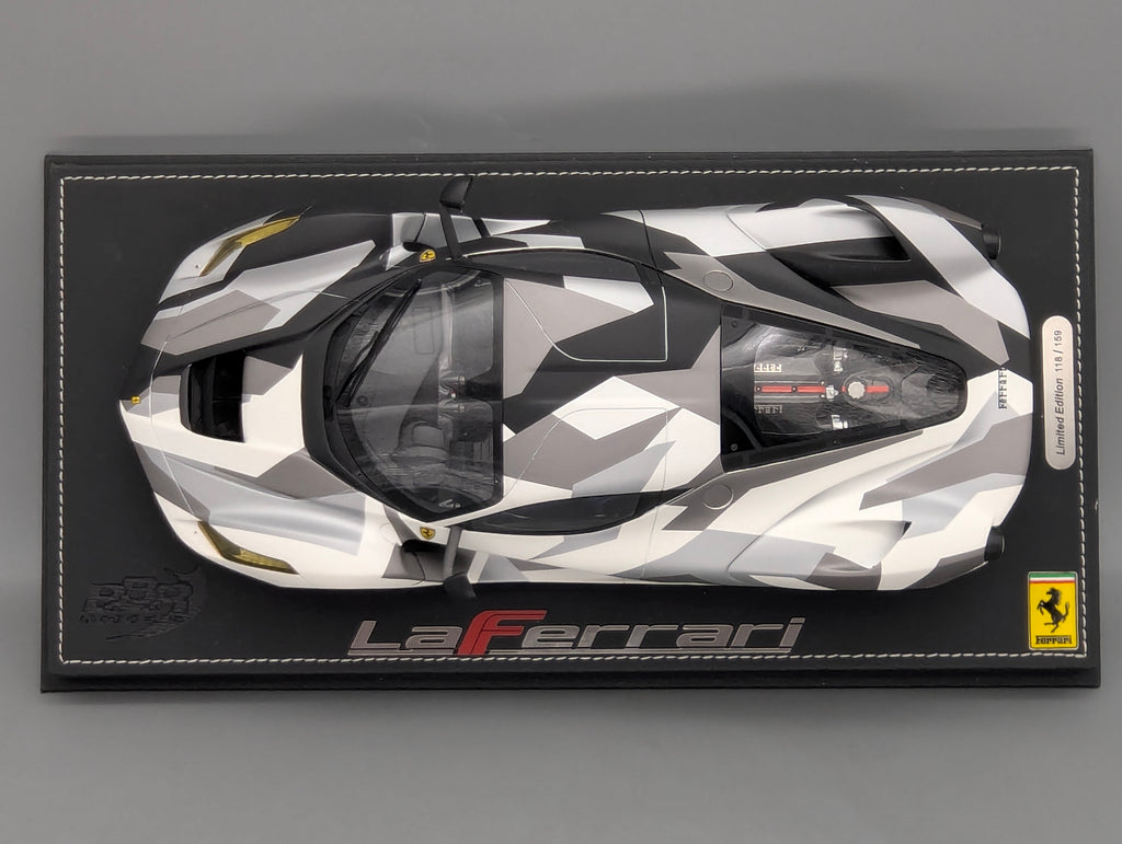 Modellautos 1:18 BBR Ferrari LaFerrari Caouflage Ltd 118/159 mit OVP