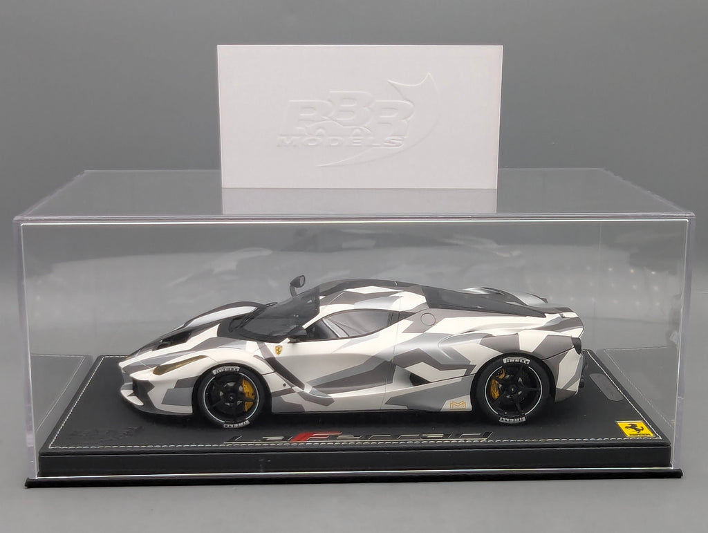 Modellautos 1:18 BBR Ferrari LaFerrari Caouflage Ltd 118/159 mit OVP
