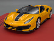 Modellautos 1:43 BBR Ferrari 488 Pista Spider RHD 2020 Ltd 01/05 mit großer Vitrine und OVP